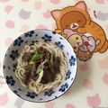 puniＫ's cooksnap of when they made 牛肉たっぷり♪肉うどん（５分でＯＫ♪）.