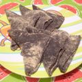 ちちゃりと's cooksnap of when they made 真っ黒！レンジで簡単『黒ごま八ツ橋』.
