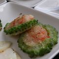 kuragenoie's cooksnap of when they made ゴーヤ海老しんじょう☆天ぷら.