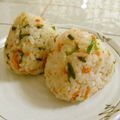 nasubeam's cooksnap of when they made 小さな幸せ@鮭葱おにぎり.