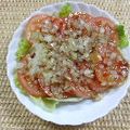 lily9017's cooksnap of when they made ☆新鮮トマト☆オニオンのせサラダ.
