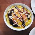 sweethazu's cooksnap of when they made 給料日前に！満足もやしのお好み焼き風～♪.