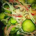 沙衣子's cooksnap of when they made カニカマきゅうりワカメの蜂蜜レモン和え♥.