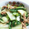 ゆ～ひ～'s cooksnap of when they made 【簡単☆時短】チンゲンサイとツナ炒め.