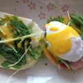 kozueham's cooksnap of when they made アメリカの朝食☆エッグベネディクト簡単.