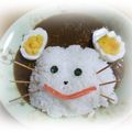 ゆけり３兄弟's cooksnap of when they made お子様用　デコカレー☆ねずみ.