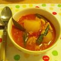 mayudun's cooksnap of when they made ■チキン＆オクラ＆じゃが芋の生トマト煮■.