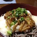 HUGNAO's cooksnap of when they made 流水麺で簡単！とろろ＆なめ茸蕎麦.