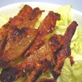 勇気凛りん岸田夕子's cooksnap of when they made 大葉にんにく醤油で鳥皮のカリカリ焼き!!.