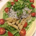 まりんごっこ's cooksnap of when they made シラスと水菜とアンチョビのペペロンチーノ.