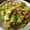 おさるサン's cooksnap of when they made おくら納豆.