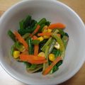 おけいはん０９１３'s cooksnap of when they made 彩りほうれん草のおひたし.