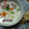 くるりんばぁちゃん's cooksnap of when they made 朝食やブランチに具だくさんミルクスープ.