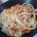 ryoka1621's cooksnap of when they made ☆バタ－めんつゆ ＤＥ 焼きうどん☆　.