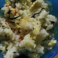 ブウチャン's cooksnap of when they made ひじきの煮物で余り物チャーハン.