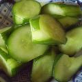 ねこはら's cooksnap of when they made 超簡単、きゅうりのカラシ漬け.
