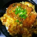 ひでchanママ's cooksnap of when they made ふわとろ卵の★濃い味カツ丼.