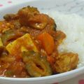 chocojacco's cooksnap of when they made ゴーヤと豆腐の炒めカレー.