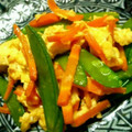 aki0314o's cooksnap of when they made 絹さやと卵ふわっ簡単炒め.