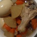 eipontan's cooksnap of when they made お酢で柔らか♡手羽元・大根の煮物.