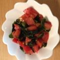 やさしい人's cooksnap of when they made ミニトマトとワカメのワサビマリネ♪.