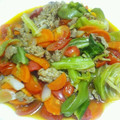 Yuki3080's cooksnap of when they made 豚と夏野菜のピリ辛炒め.