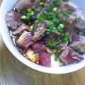 りおん、えれんママ's cooksnap of when they made かつおのタタキやまかけ丼♪.