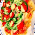 amikky's cooksnap of when they made シャキシャキごぼうピザ.