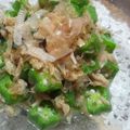 mohanv's cooksnap of when they made 簡単！オクラのツナ和え.
