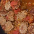 temariko's cooksnap of when they made こねない！挽き肉バーグのトマト煮込み.