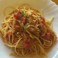 ジンベイ5's cooksnap of when they made ローマの想い出☆生トマトとツナのパスタ☆.