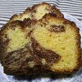 Mirey's cooksnap of when they made チョコとチーズのマーブルパウンドケーキ.