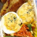 Gissele's cooksnap of when they made お弁当の彩りに☆からしマヨのゆで卵.
