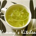 MrsYummy's cooksnap of when they made スープだけが残ったらレタスープに♪.