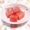 まっちー食堂's cooksnap of when they made スイカに….