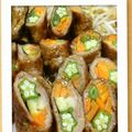 おのチビ's cooksnap of when they made カラフル★オクラの豚巻き甘辛バター醤油。.