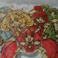 ましゃきのまま's cooksnap of when they made スイートプリキュアとハミィのキャラケーキ.