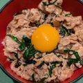 mamayan's cooksnap of when they made スタミナ丼〜豚肉とニラ炒め♡.