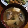 Ruriluru's cooksnap of when they made 筍とサバ缶の味噌汁.