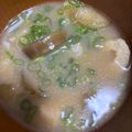emiqun's cooksnap of when they made 元祖ゴマ油入り♡我が家の絶品ナスの味噌汁.