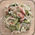 ももゆみ1230's cooksnap of when they made 新玉ねぎとカニかまの粒マスタードサラダ.