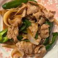 Gkims's cooksnap of when they made ピーマンと豚ばら肉のオイスターソース炒め.