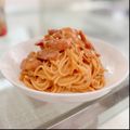 ゆにか！'s cooksnap of when they made ケチャップ＆卵の簡単パスタ✿ナポリタン？.