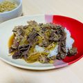 ももゆみ1230's cooksnap of when they made □簡単すぎる□感動牛丼.