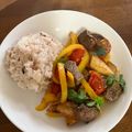 ゆきごん☆k's cooksnap of when they made ロモサルタード Lomo Saltado.