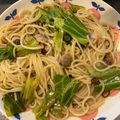 ちみ's cooksnap of when they made フライパン1つ！あさりとキャベツのパスタ.