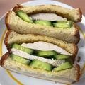 えみらくる's cooksnap of when they made 朝のお目覚め＊ハムと胡瓜のサンドイッチ。.
