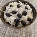 しゅい6's cooksnap of when they made 黒豆煮のリメイク♡黒豆ごはん.