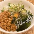 ぼくのごはん's cooksnap of when they made ダイエット★しらたきで作る納豆釜玉うどん.