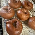 ☆あさ's cooksnap of when they made むっちりもっちりチョコ入ココアベーグル★.
